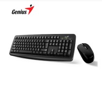 31340004401 TECLADO GENIUS + MOUSE KM-8100 INALAMBRICO SMART USB MULTIMEDIA NEGRO