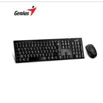 31340012407 TECLADO GENIUS + MOUSE 8000SE SLIMSTAR VOLUMEN CONTROL B NEGRO