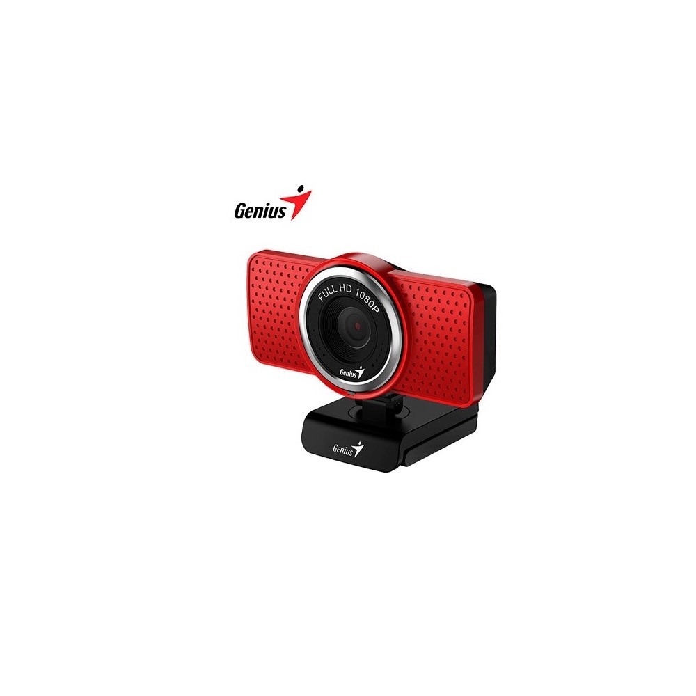 32200001407 CAMARA GENIUS ECAM 8000 FHD 1080P USB RED  ROJO