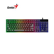 31310001401 TECLADO GENIUS GX SCORPION K8 GAMING RGB LED USB K NEGRO