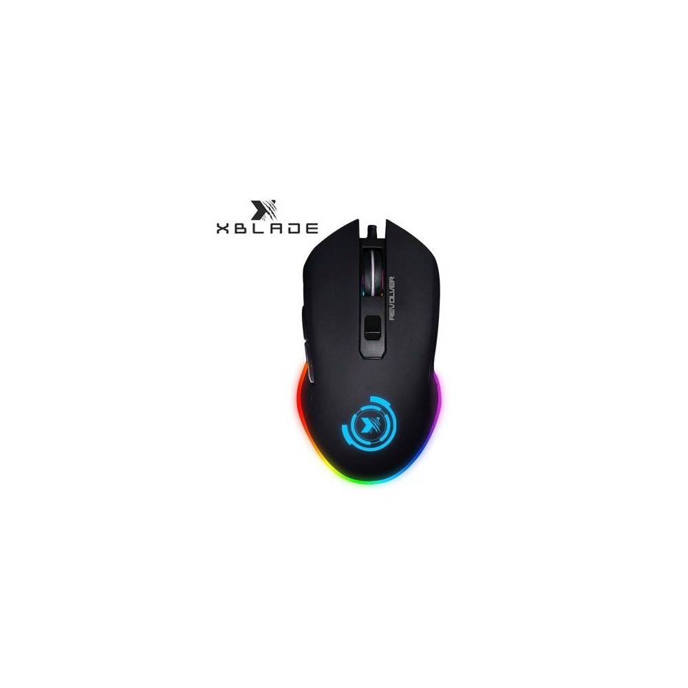 GXB-MG485 MOUSE XBLADE GAMING REVOLVER 4800 DPI RGB  NEGRO