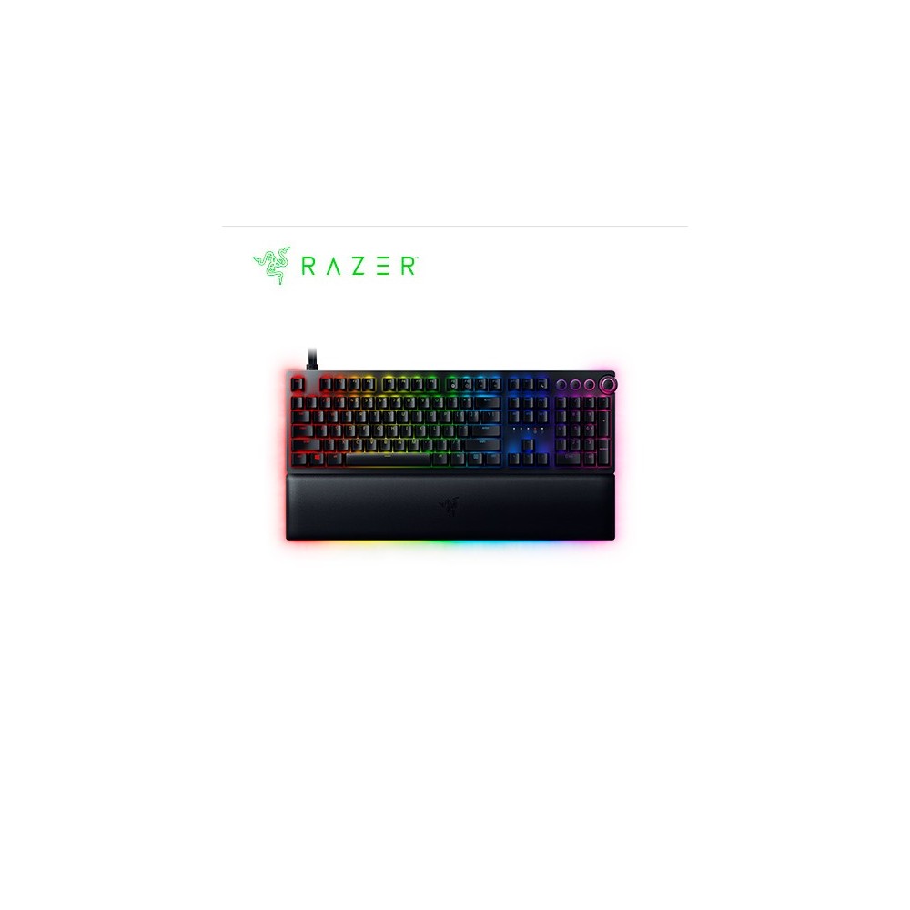 RZ03-03610700- R311 TECLADO RAZER HUNTSMAN V2 ANALOG OPTICAL CHROMA  NEGRO