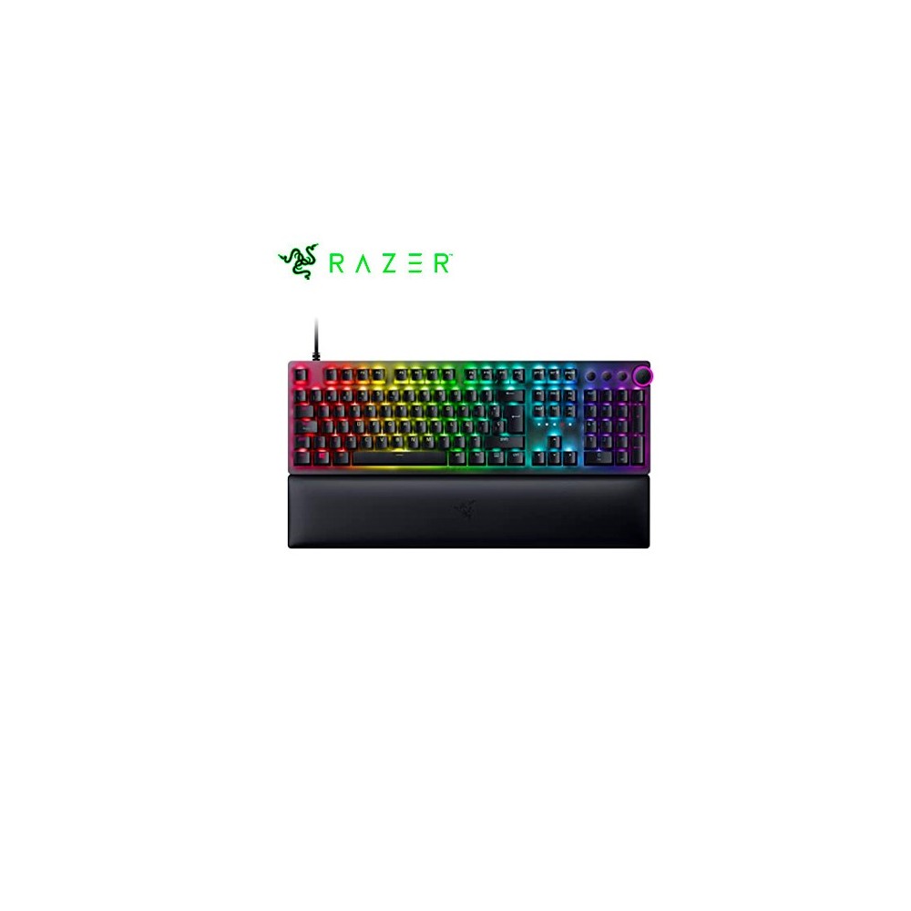 RZ03- 03931400-R311 TECLADO RAZER HUNTSMAN V2 OPTICAL PURPLE SWITCH CHROMA SP  NEGRO