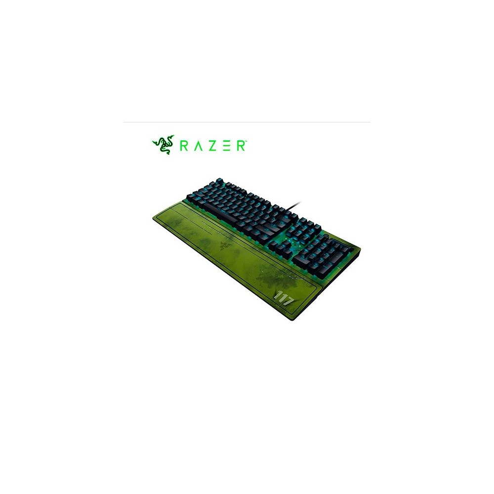 RZ03-03542600-R3M1 TECLADO RAZER BLACKWIDOW V3 HALO INFINITE ED. MECH. GREEN SWITCH US CHROMA  VERDE