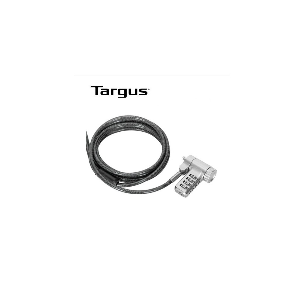 ASP96RGLX CABLE DE SEGURIDAD TARGUS DEFCON WITH ADAPTABLE LOCK HEAD BOLSA