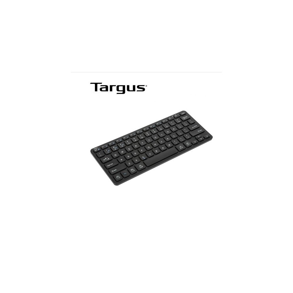 AKB862US TECLADO TARGUS KB862 COMPACT ANTIMICROBIAL MULTI-DEVICE BT US  NEGRO