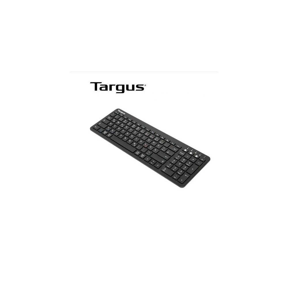 AKB863US TECLADO TARGUS KB863 MEDIUM ANTIMICROBIAL MULTI-DEVICE BT US  NEGRO