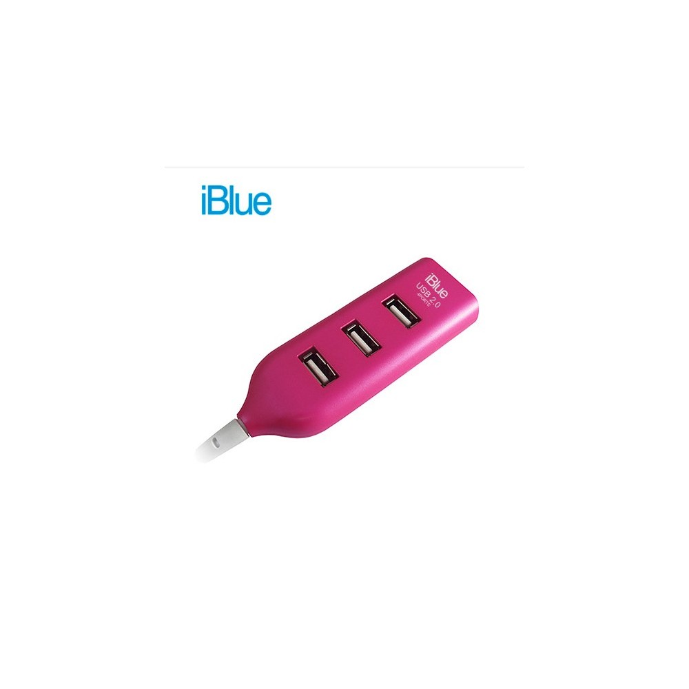 PN 52054-RD HUB USB IBLUE 4 PORT 2.0  ROJO