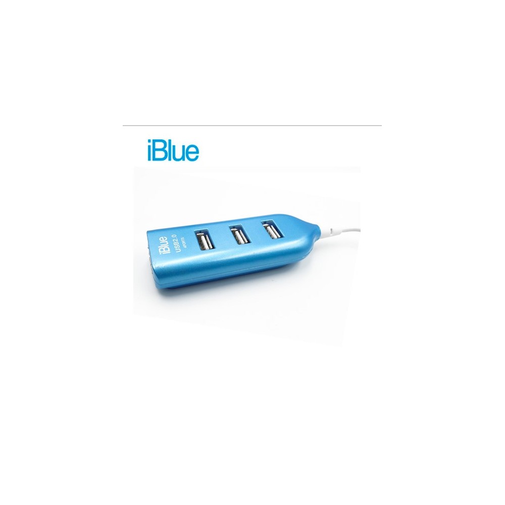 PN 52054-TQ HUB USB IBLUE 4 PORT 2.0  CELESTE