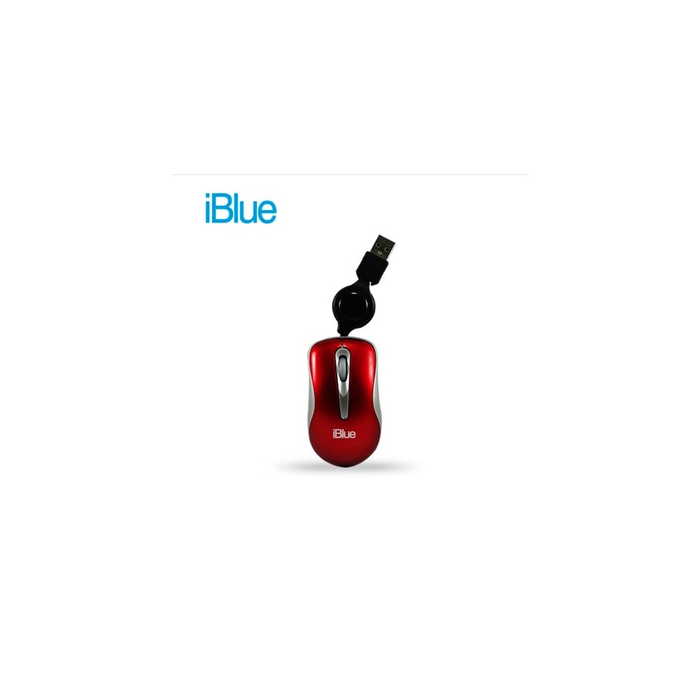 PN XMK-977-RD MOUSE IBLUE MICRO RETRACTIL XMK-977 ROJO