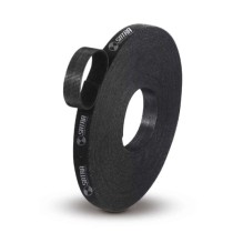 CINTA VELCRO SATRA ADHESIVA EASY CUT DOS CARAS 10MM X 5M NEGRO