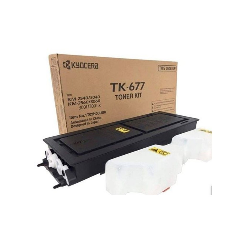 TK-677 CARTUCHO TONER KYOCERA ORIGINAL NEGRO RENDIMIENTO 20000 Páginas