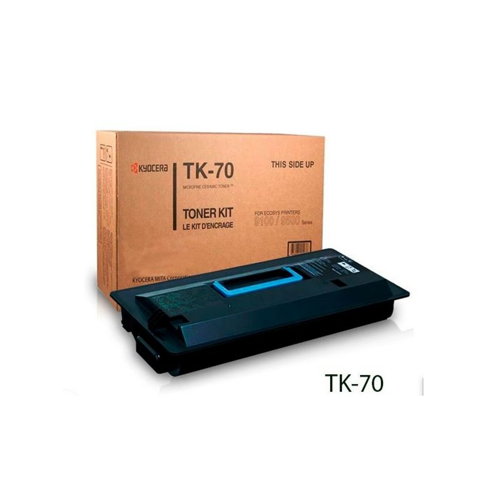 TK-70 CARTUCHO TONER KYOCERA ORIGINAL NEGRO RENDIMIENTO 40000 Páginas