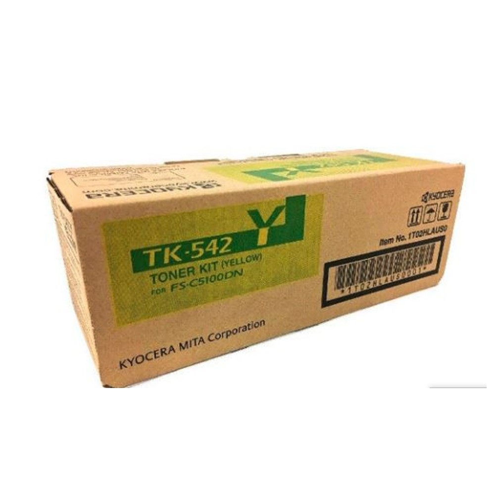 TK-542Y CARTUCHO TONER KYOCERA ORIGINAL YELLOW RENDIMIENTO 4000 Páginas