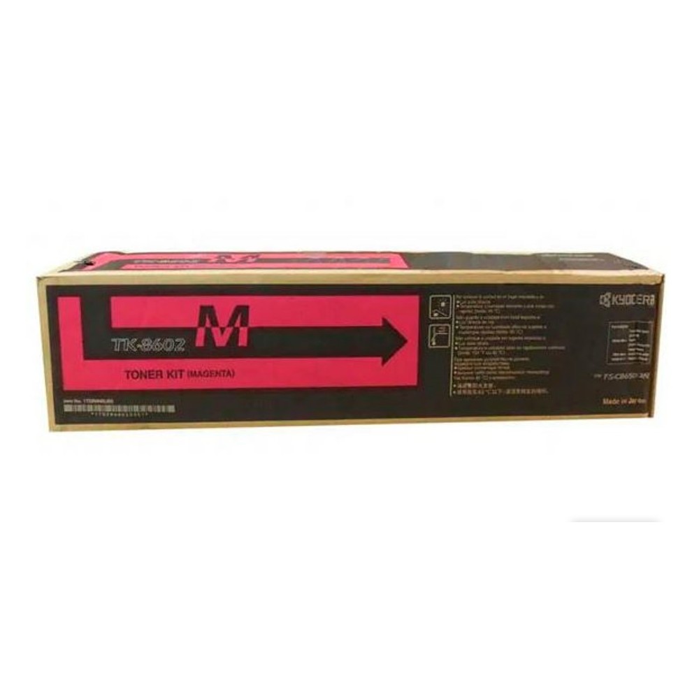 TK-8602M CARTUCHO TONER KYOCERA ORIGINAL MAGENTA RENDIMIENTO 20000 Páginas