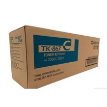 TK-867C  CARTUCHO TONER KYOCERA ORIGINAL CYAN RENDIMIENTO 12000 Páginas