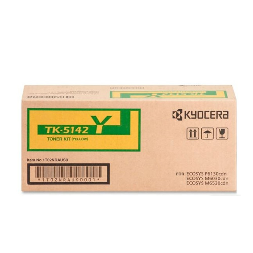 TK-5142Y CARTUCHO TONER KYOCERA ORIGINAL YELLOW RENDIMIENTO 5000 Páginas