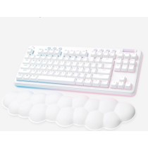 920-010684 TECLADO LOGITECH G715 TKL WIRELESS MECHANICAL LINEAR RGB W/PALM REST COLECCIÓN AURORA COLOR BLANCO