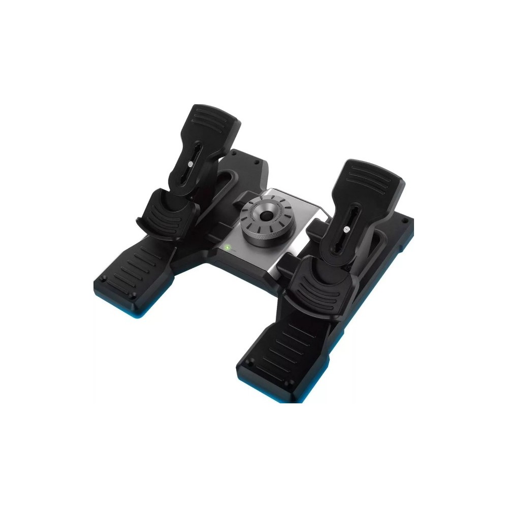 945- 000024 PEDALES LOGITECH G PARA TIMON SIMULADOR DE VUELO PRO CON FRENO  COLOR