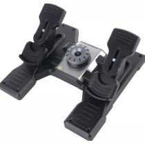 945- 000024 PEDALES LOGITECH G PARA TIMON SIMULADOR DE VUELO PRO CON FRENO  COLOR