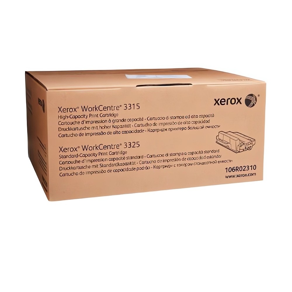 106R02310 CARTUCHO TONER XEROX ORIGINAL NEGRO RENDIMIENTO 5000 Páginas