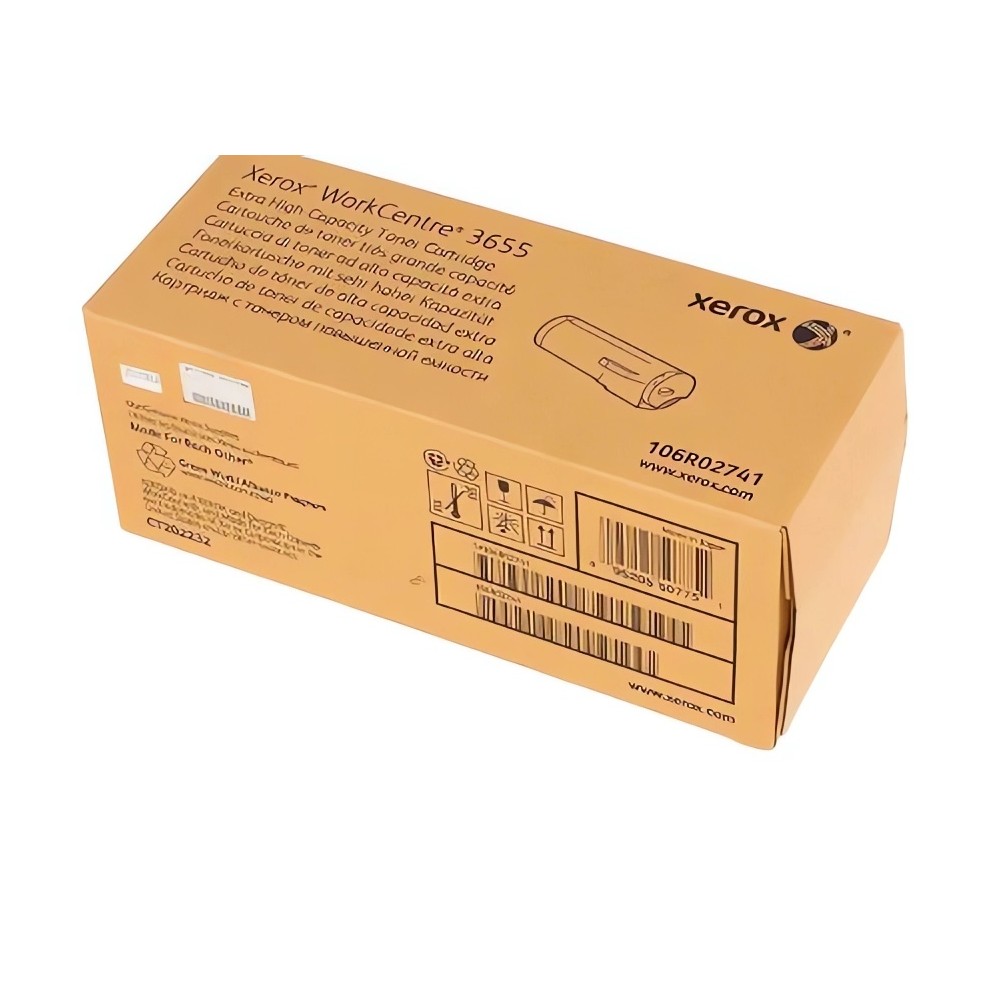 106R02741 CARTUCHO TONER XEROX ORIGINAL NEGRO RENDIMIENTO 25900 Páginas