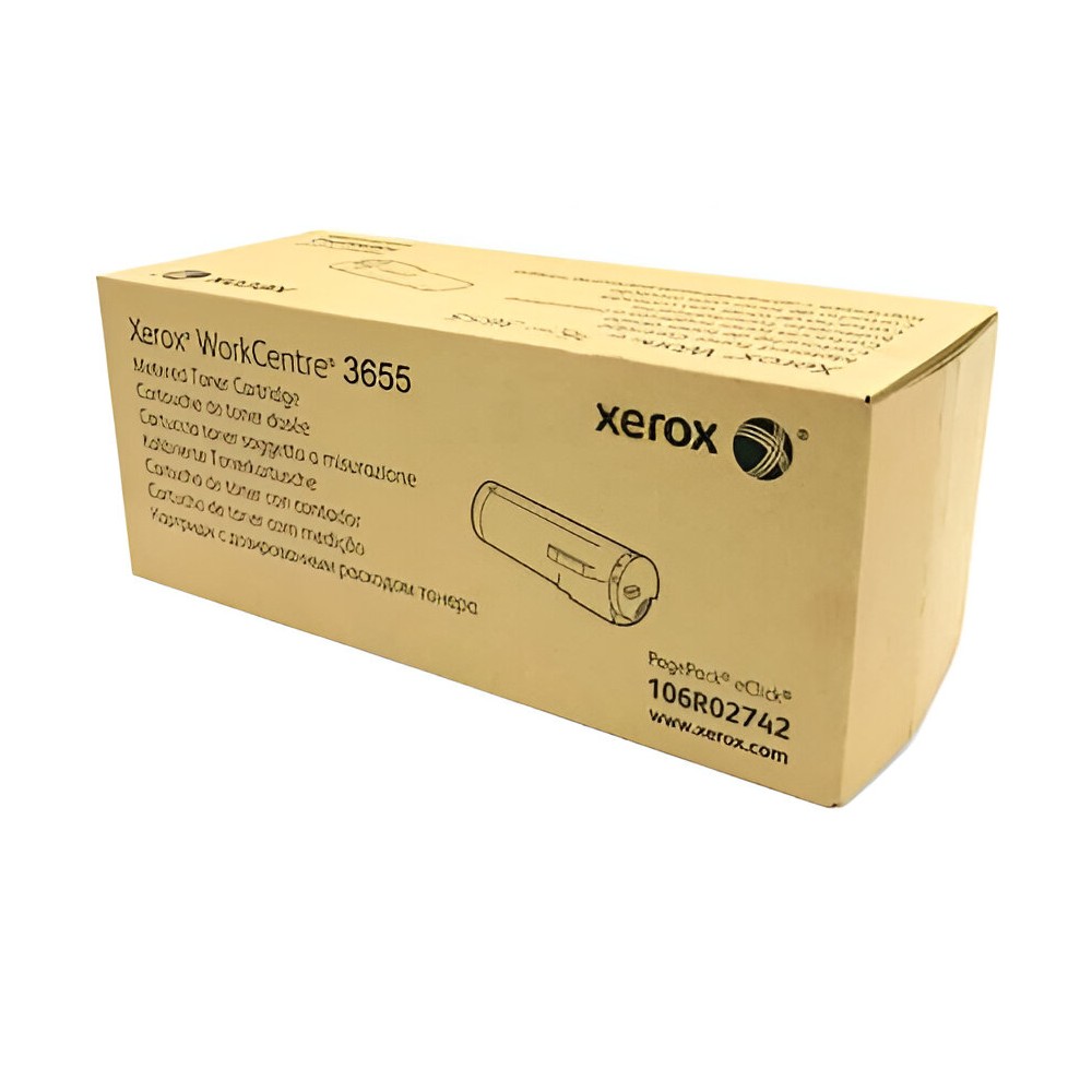 106R02742 CARTUCHO TONER XEROX ORIGINAL NEGRO RENDIMIENTO 30000 Páginas