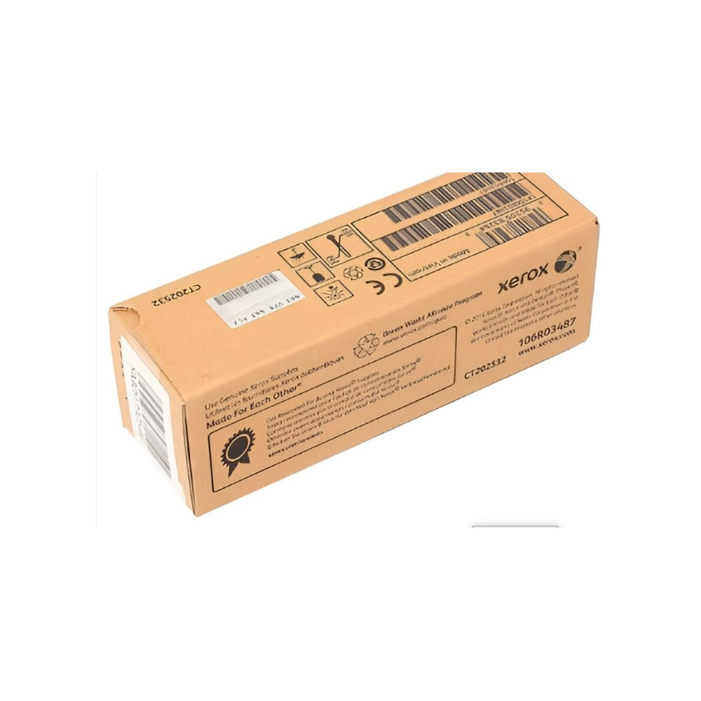 106R03487  CARTUCHO TONER XEROX ORIGINAL YELLOW RENDIMIENTO 2400 Páginas