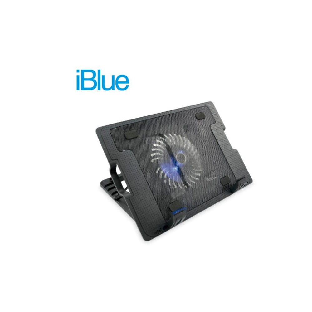 PN 788-BK COOLER IBLUE P/NOTEBOOK 17" USB 788-BK NEGRO