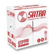 CABLE SATRA CAT6 UTP-LSZH-1 24AWG 305MT PARA INTERIORES GRIS SATRA