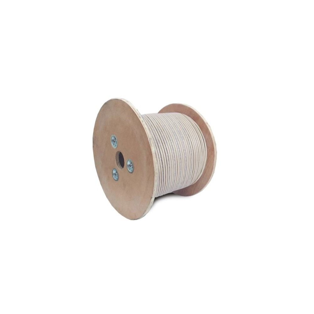 CABLE SATRA SOLIDO U/FTP LSZH 23AWG CAT6A BLANCO ROLLO 305 MTS