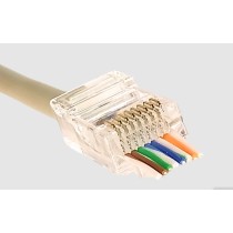 EZ PLUG RJ45 CAT6 SATRA CAJA POR 100 UND 102040002