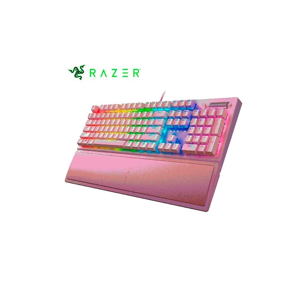 RZ03-03541800-R3M1 TECLADO RAZER BLACKWIDOW V3 MECHANICAL GREEN SWITCH US CHROMA  CUARZO