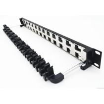 Patch Panel Angular Cat. 6A Blindado