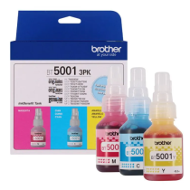 BOTELLA DE TINTAS BROTHER 3PK BT5001 CYAN MAGENTA AMARILLO