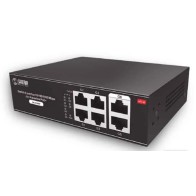 Switch 6 Puertos Giga Ethernet con 4 puertos PoE