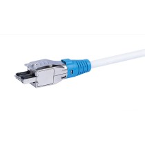 PATCH CORD TERA/RJ45 4 PARES LSZH 1M AZUL