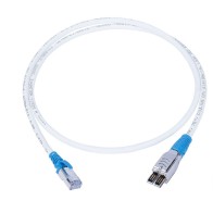 PATCH CORD TERA/RJ45 4 PARES LSZH 1M AZUL