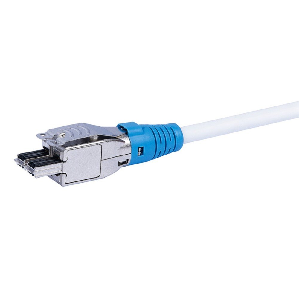 PATCH CORD SIEMON TERA RJ45 4 PARES LSZH 2 METROS AZUL T4A S02M B06L