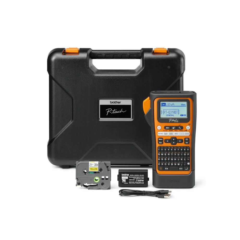 ROTULADORA BROTHER PTE310BTVP IMPRIME POR BLUETOOTH Y USBC