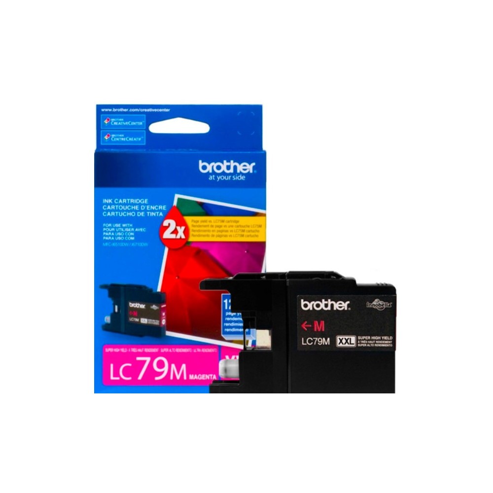 LC79M  TINTA BROTHER ORIGINAL MAGENTA RENDIMIENTO 2400 Pág.