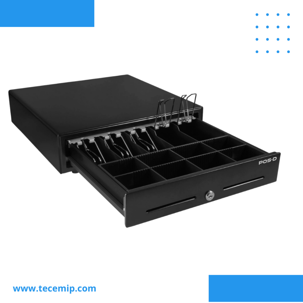 Gaveta de Dinero CASH 410 PRO POS-D para Punto de Venta