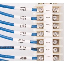 ETIQUETA TERMOCONTRAIBLE BRADY M21-375-C-342 BLANCO PARA  BMP21-PLUS, IDPAL, LABPAL, M210 DE 3/8"