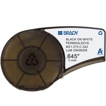ETIQUETA TERMOCONTRAIBLE BRADY M21-375-C-342 BLANCO PARA  BMP21-PLUS, IDPAL, LABPAL, M210