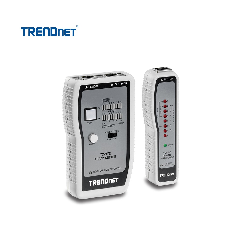 Testeador TRENDNET TC-NT2 DE CABLES DE RED