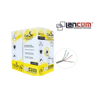 CABLE UTP CAT5E 4PX 24 AWG CM 305M GRIS