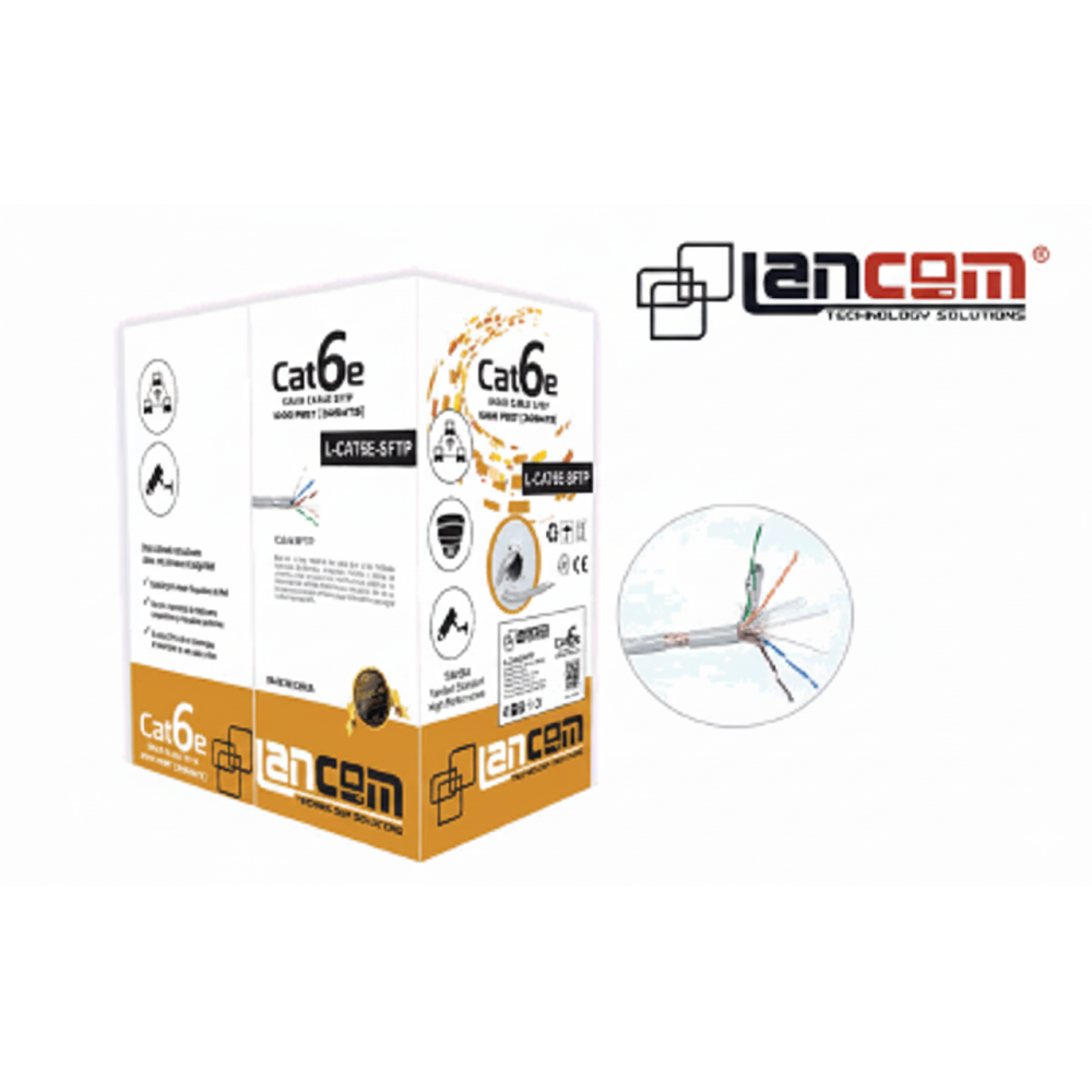 CABLE SFTP CAT6 OD 0.5MM GREY 305M MAS PLAT MAS MALLA