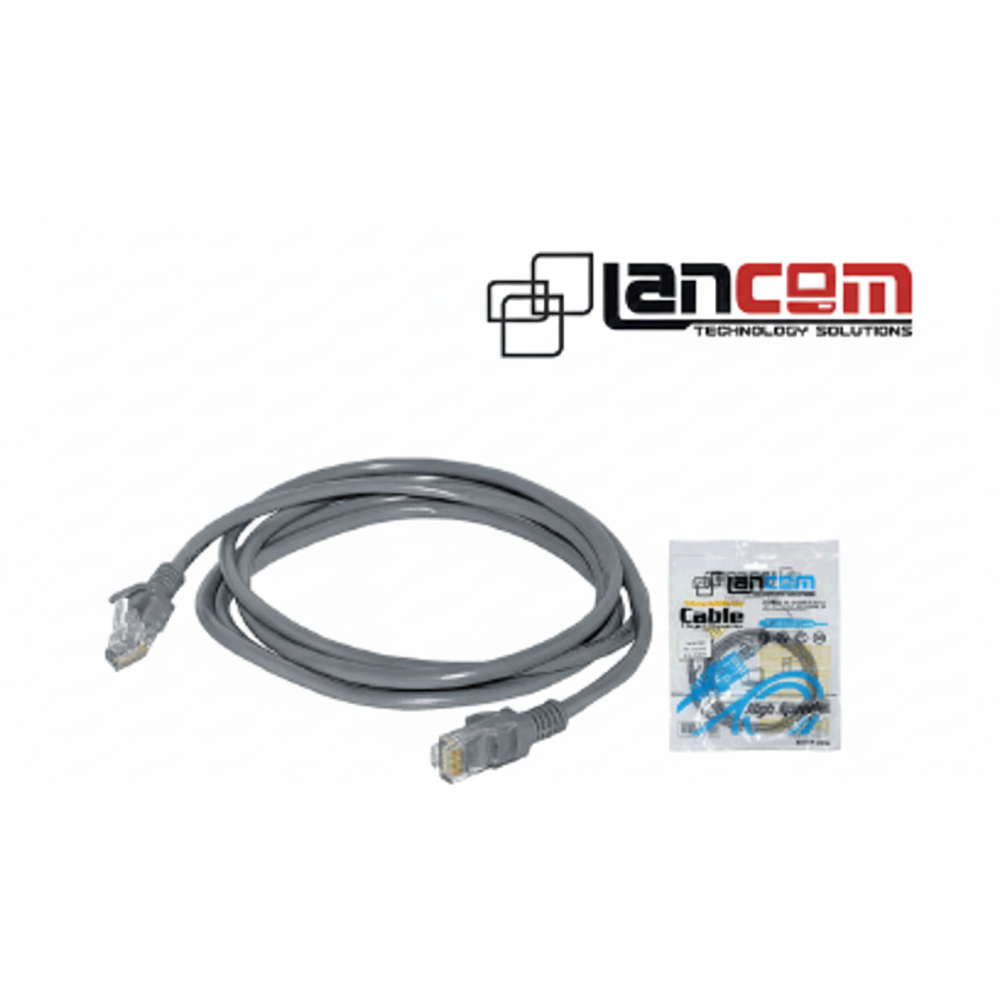 CABLE PATCH CORD UTP LANCOM CAT5e 7x0.12MM 1M GRIS
