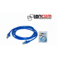 CABLE PATCH CORD UTP CAT5E 7X0.12MM 3M AZUL