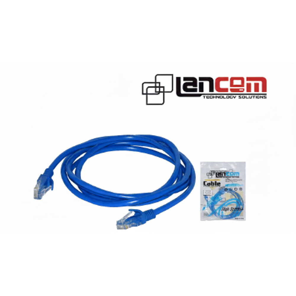 CABLE PATCH CORD UTP CAT5E 7X0.12MM 3M AZUL